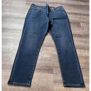 Express Womens Jeans Skinny High Rise Size 10 Short Medium Wash N9